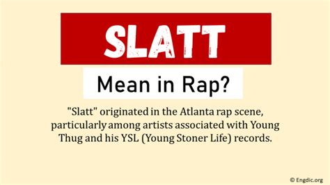 what did slatt mean